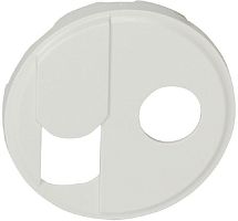 Лицевая панель Legrand Celiane для 2-м. розетки RJ45+TV белый картинка